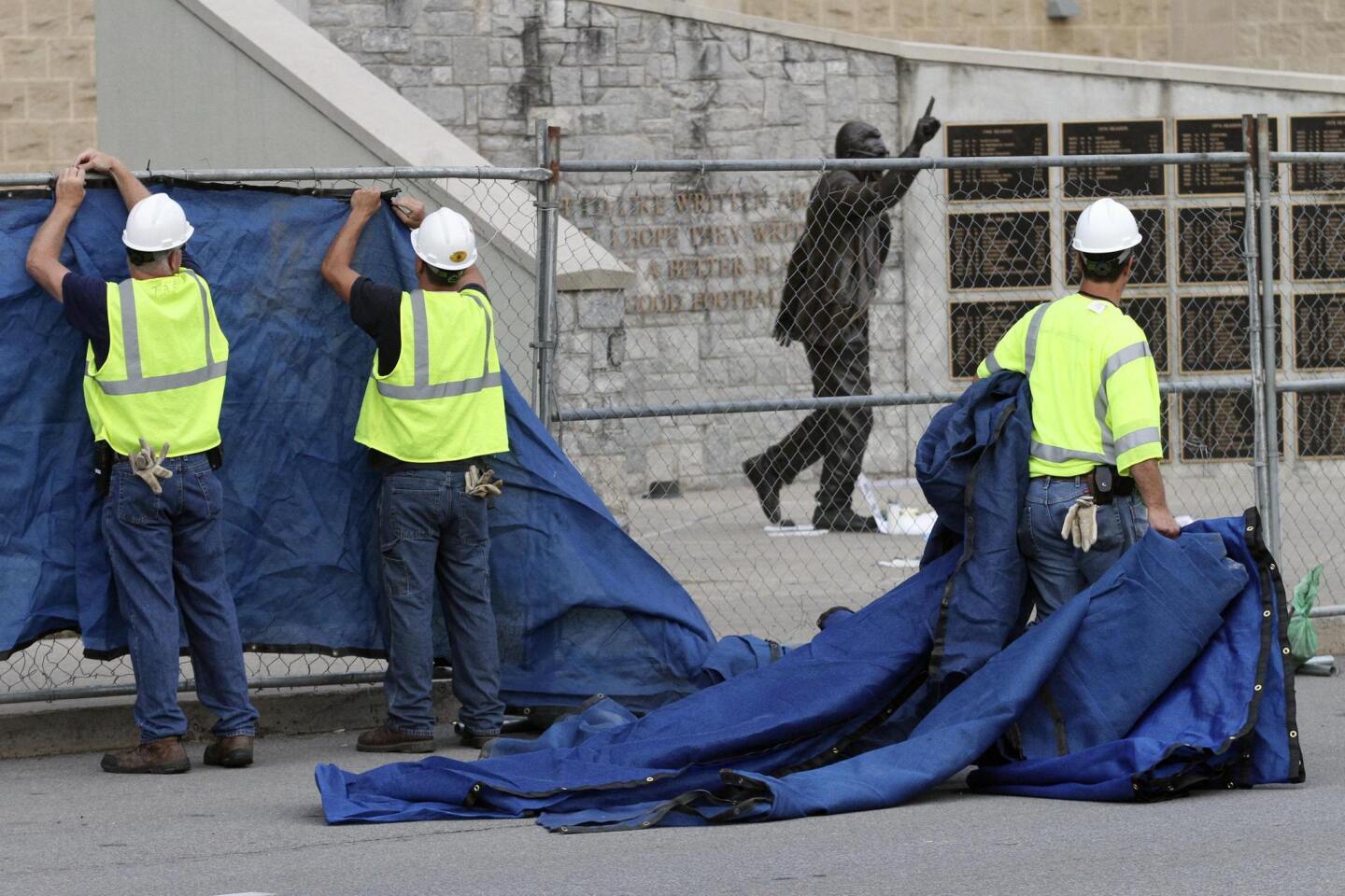 Joe Paterno Statue Removed