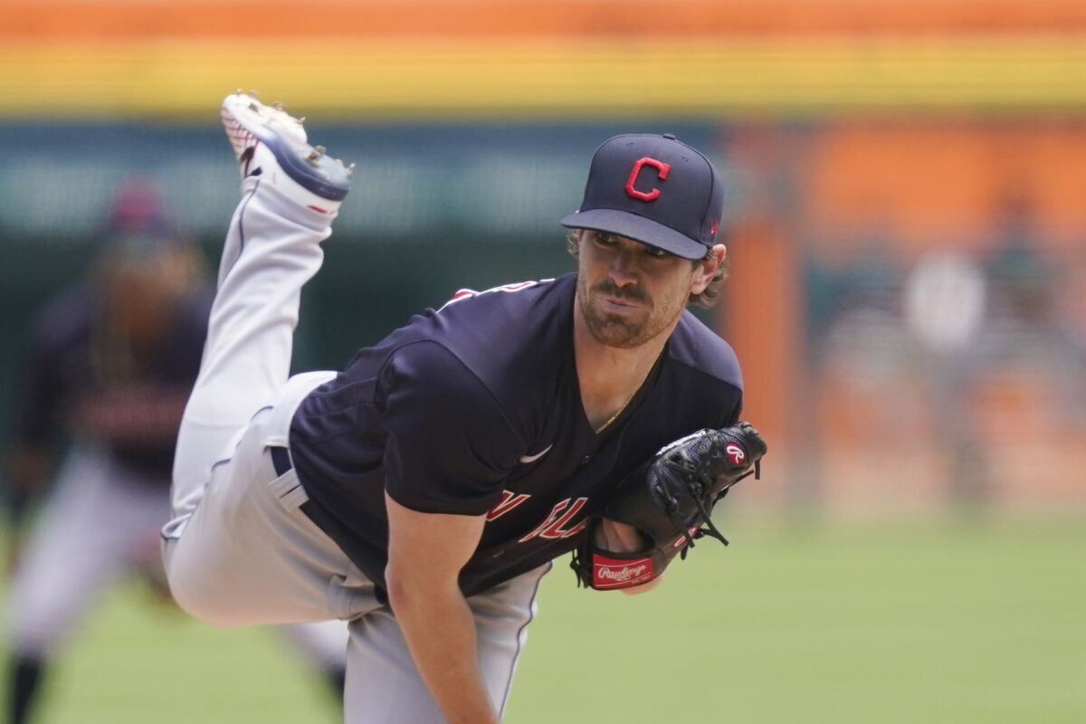 Bieber allows 1 hit in 7 innings, Indians top Tigers 5-2 - The San Diego  Union-Tribune