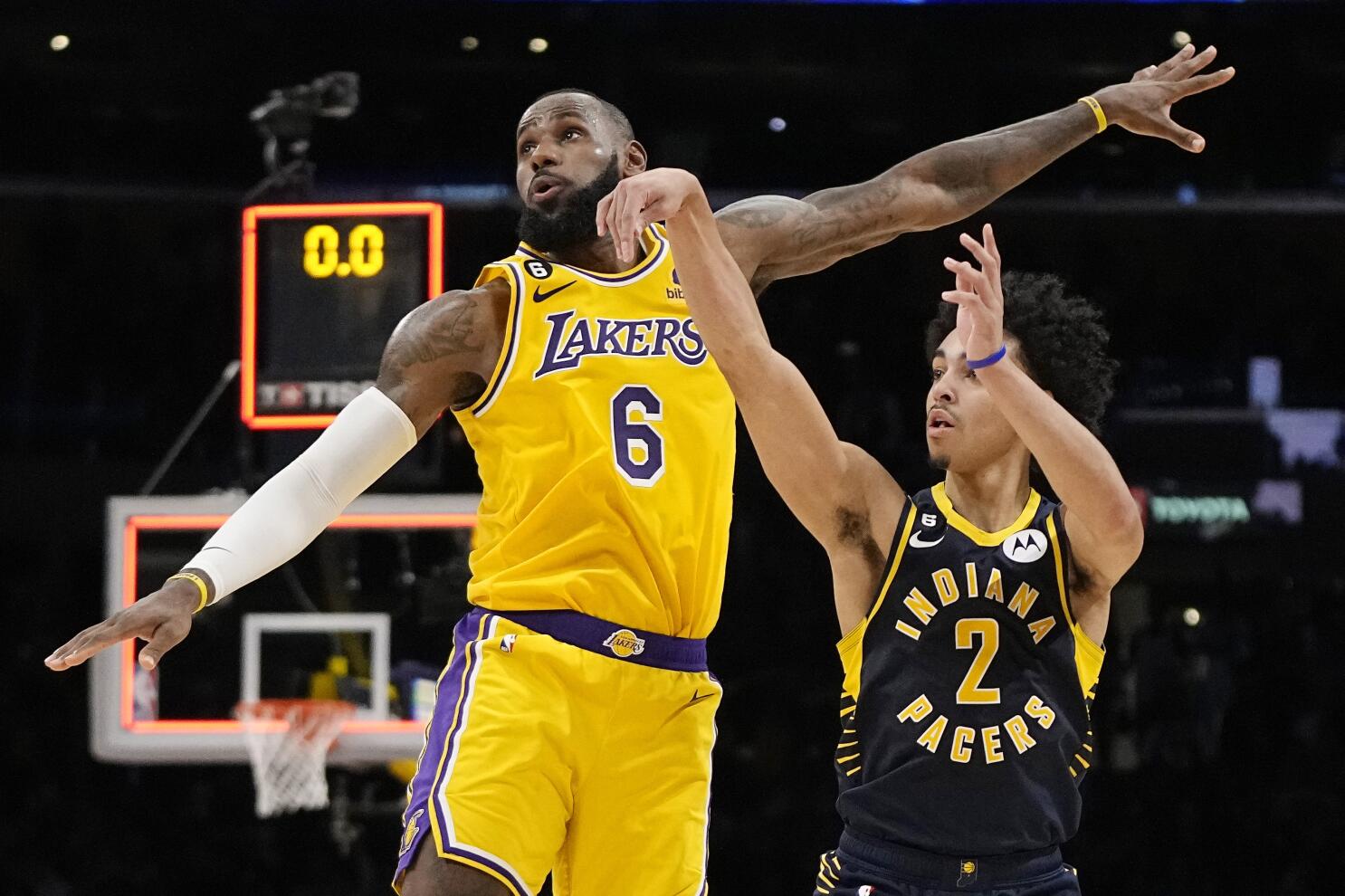 LeBron James rallies Lakers past Pacers in OT with dazzling 39