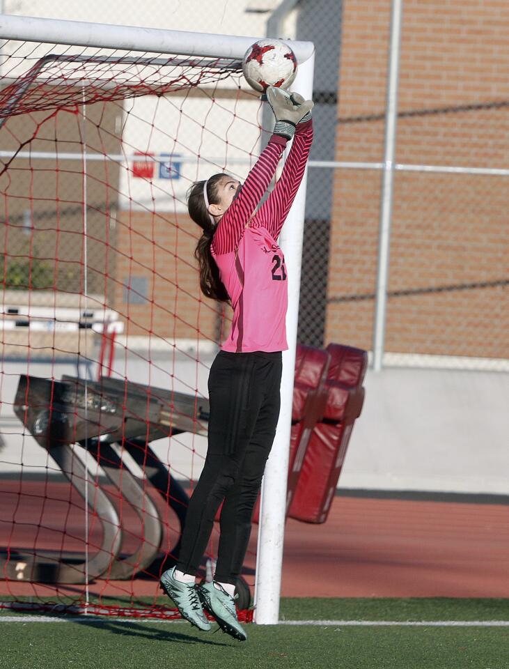Photo Gallery: Glendale vs. Burroughs in Pacific League girls' soccer