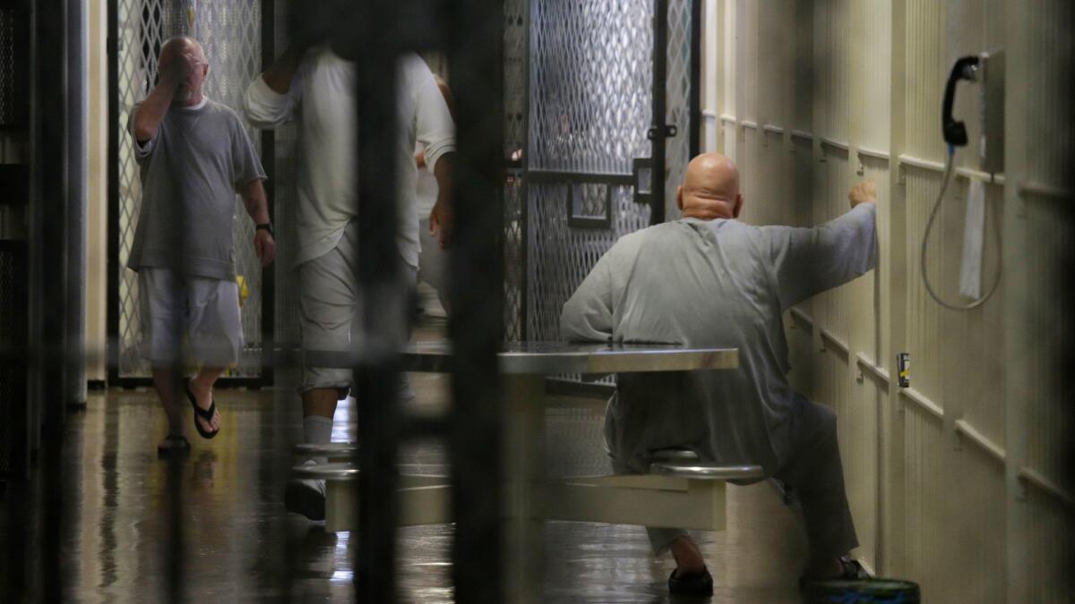 Condemned inmates at San Quentin State Prison in California.
