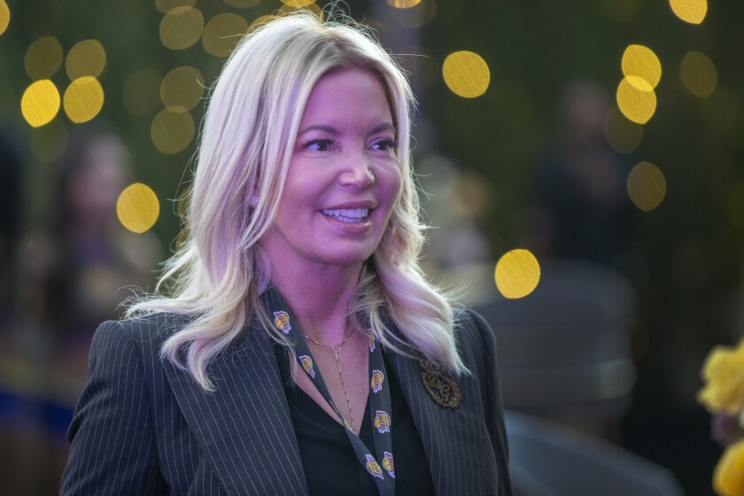Jeanie Buss appears as the Lakers host a 2021-2022 season kickoff event