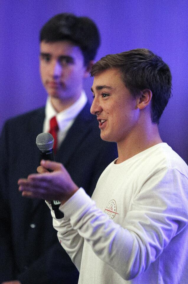 Photo Gallery: First political speech debate at Burbank High School