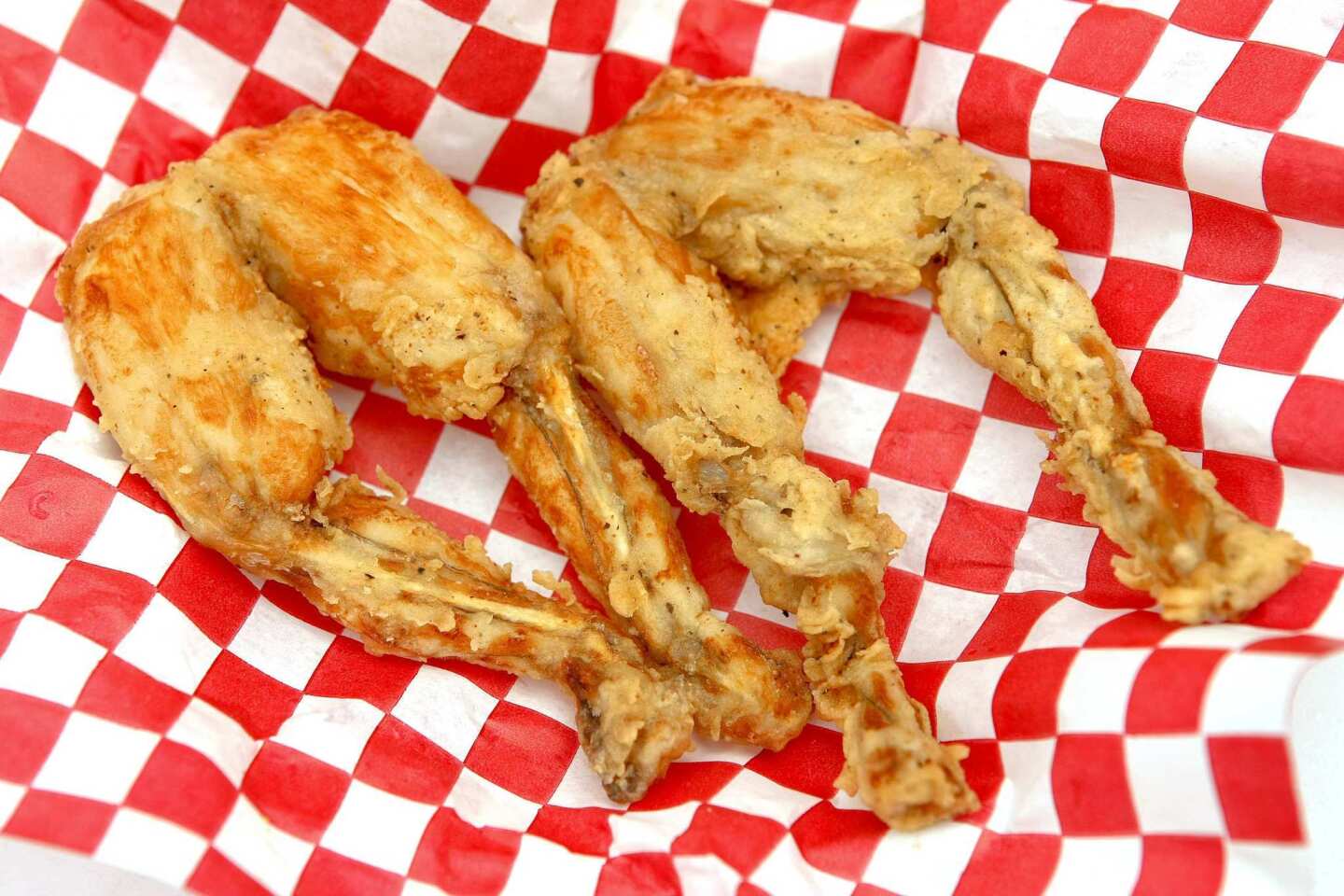 Fried frog legs