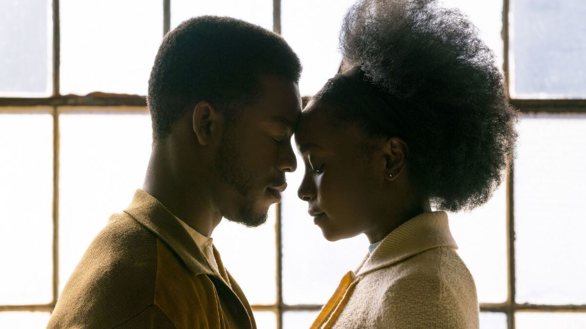 Stephan James as Fonny and KiKi Layne as Tish star in Barry Jenkins' "If Beale Street Could Talk."