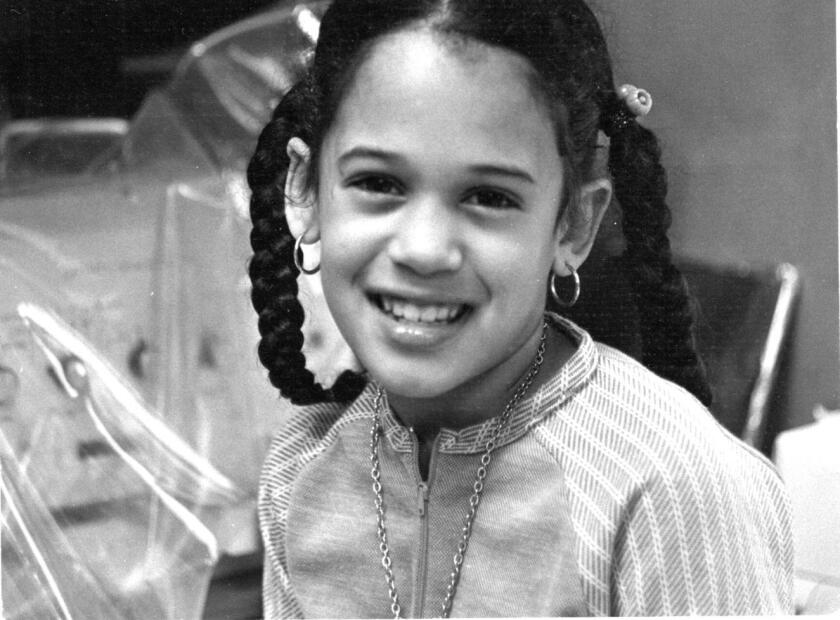 Kamala Harris during her Oakland childhood.