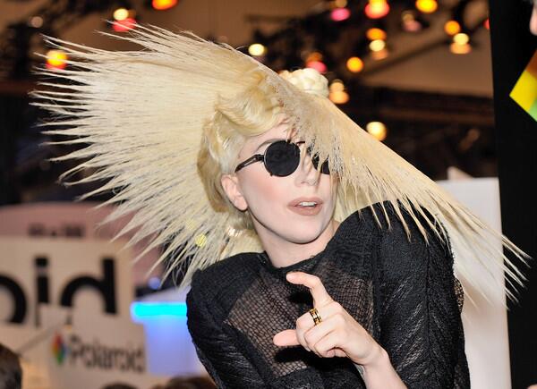 Lady Gaga at the 2010 International Consumer Electronics Show in Las Vegas