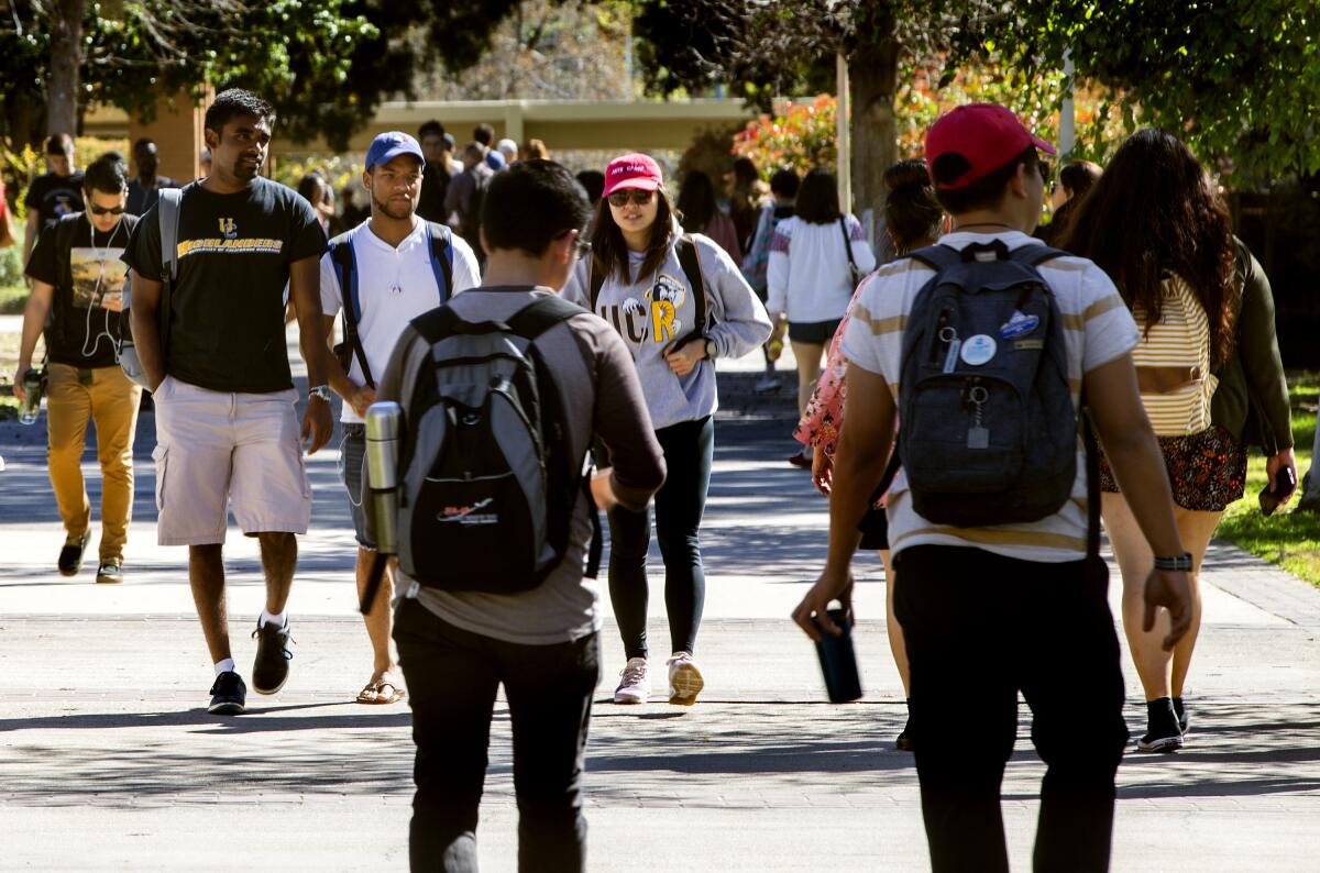 UC Riverside students are among the most diverse in the University of California system.