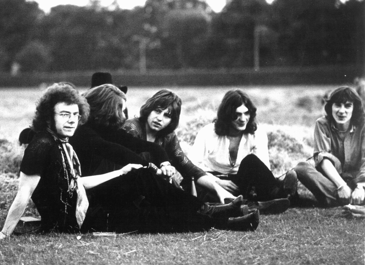 King Crimson is shown in 1969 in London