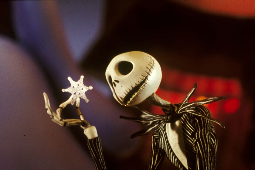 Animated "Nightmare Before Christmas" was spooky.