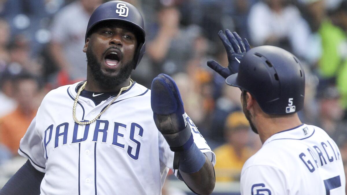Padres slugger Franmil Reyes has an unusually specific Padres