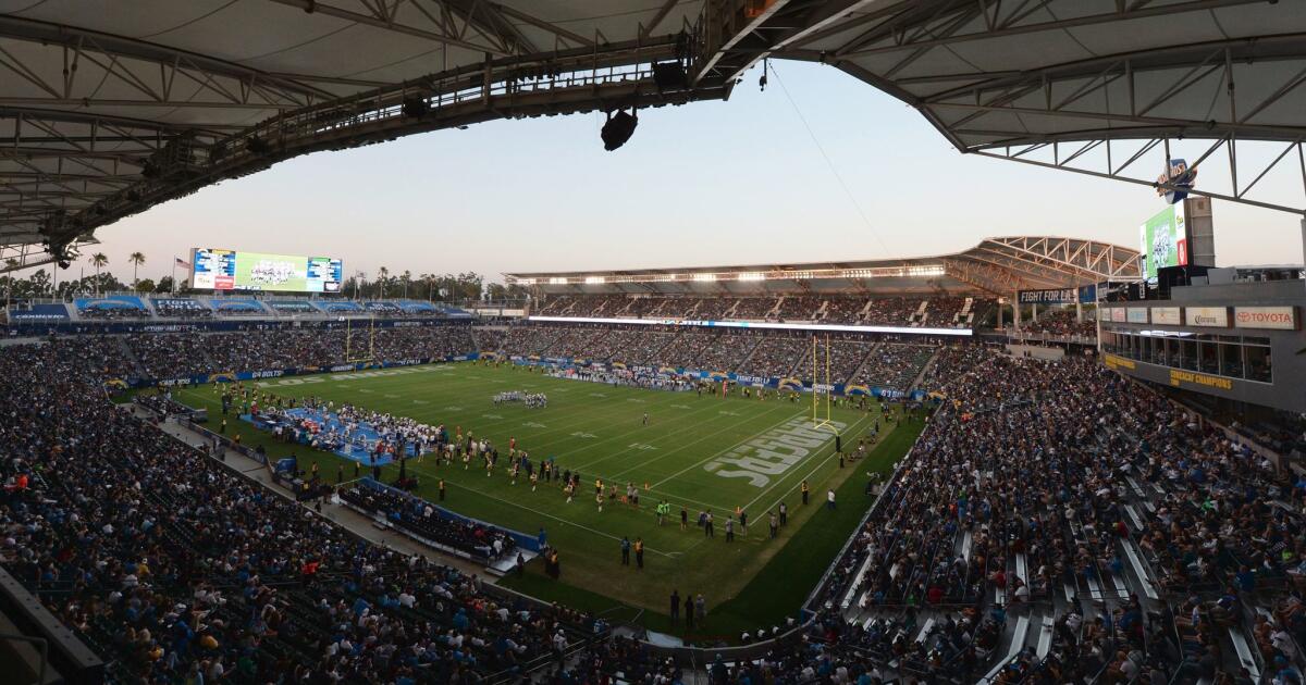 Los Angeles Chargers Make Preseason Debut at StubHub Center