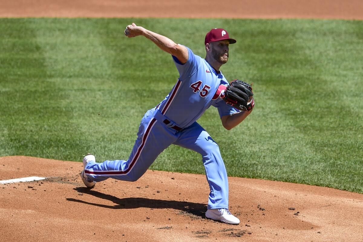 Philadelphia Phillies' Zach Eflin could be among NL's best pitchers