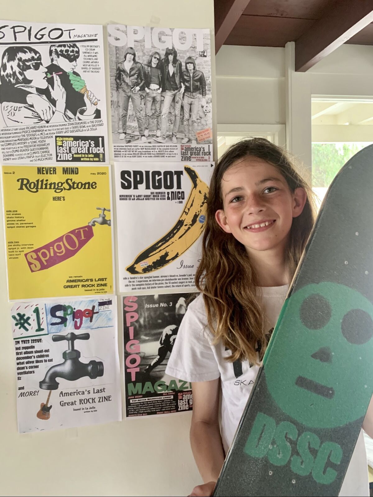 Lucas Leaverton, 12, loves to skateboard and has started two enterprises to spread the word.