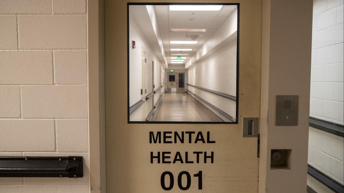 A window into the mental health ward at the Sacramento County Youth Detention Facility.