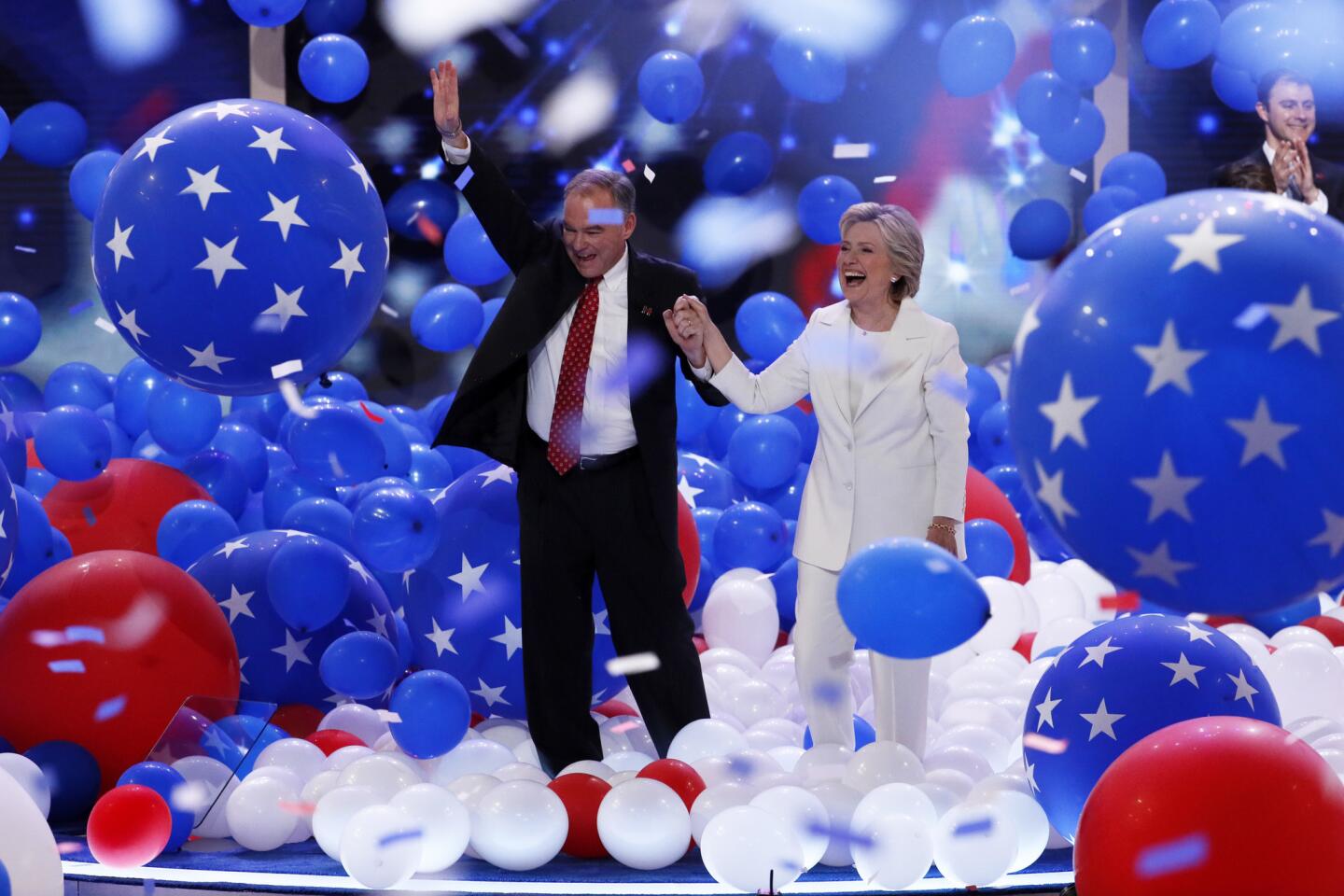 Hillary Clinton, Tim Kaine