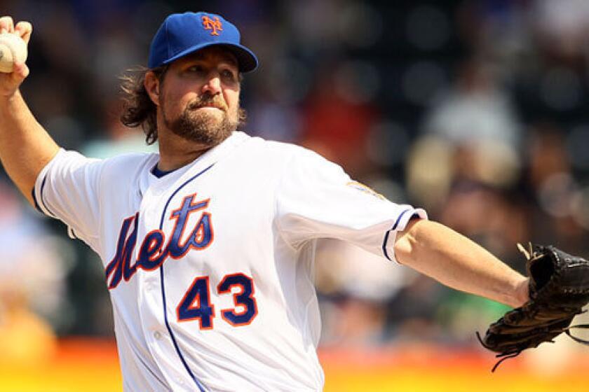 Mets pitcher R.A. Dickey became the first pitcher who relies primarily on the knuckleball to ever win the Cy Young Award on Wednesday.