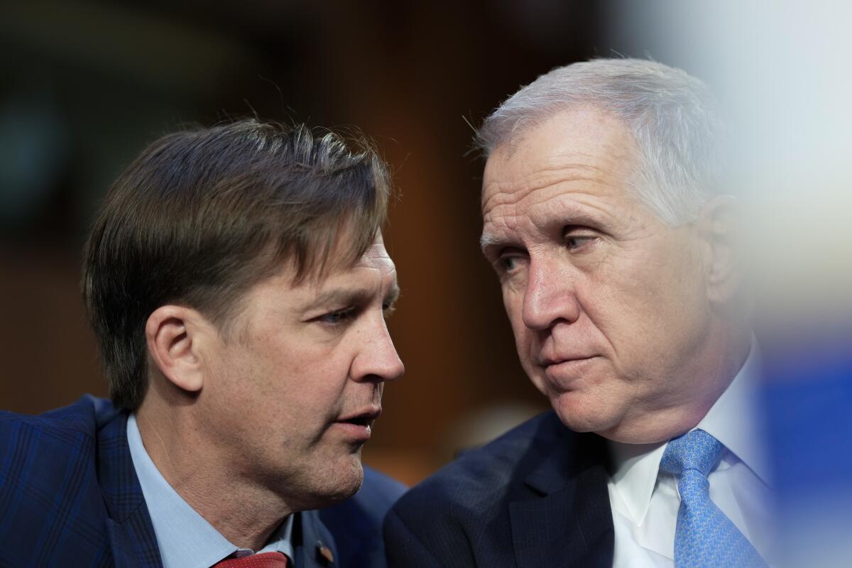 Senator Sasse and Senator Tillis