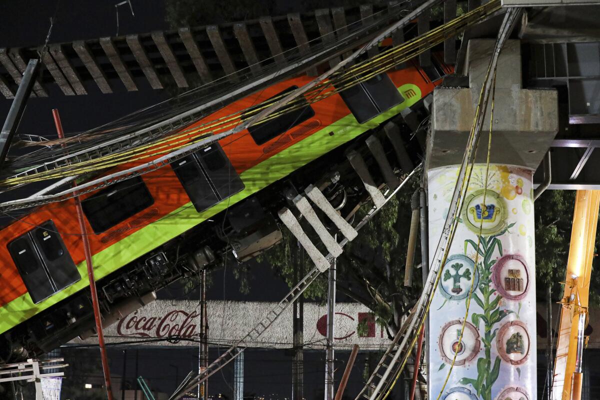 Fiscalía mexicana imputará a responsables por caída de vagón del Metro