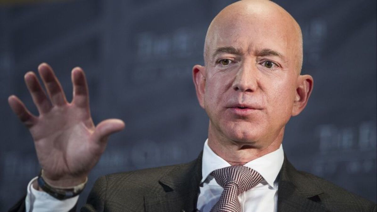 Jeff Bezos, founder and chief executive of Amazon.