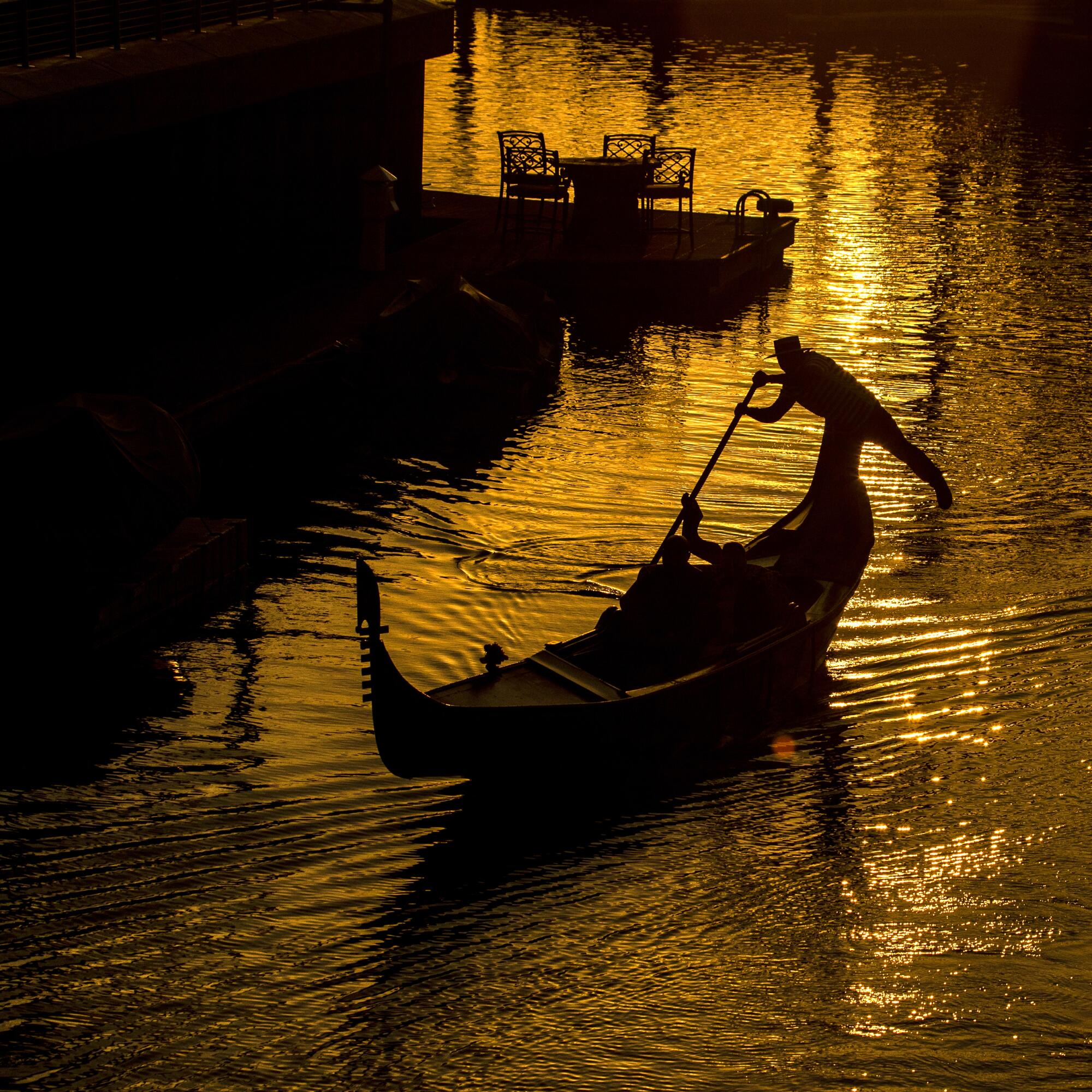 A gondola cruise around Naples Islands in Long Beach.