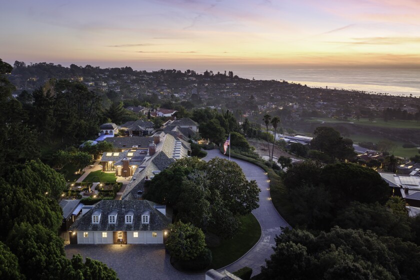 The Foxhill estate in La Jolla covers about 30 acres and is listed for $49 million.