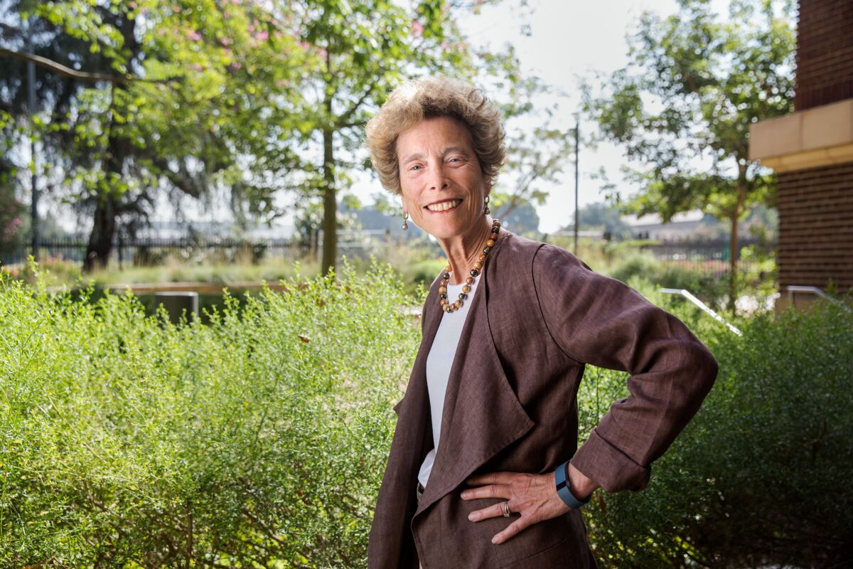 Jane Pisano is leaving her post as president of the Natural History Museum of Los Angeles County after a transformative 14-year tenure.