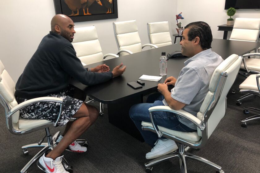 Kobe Bryant sat down with L.A. Times columnist Arash Markazi on Oct. 21, 2019