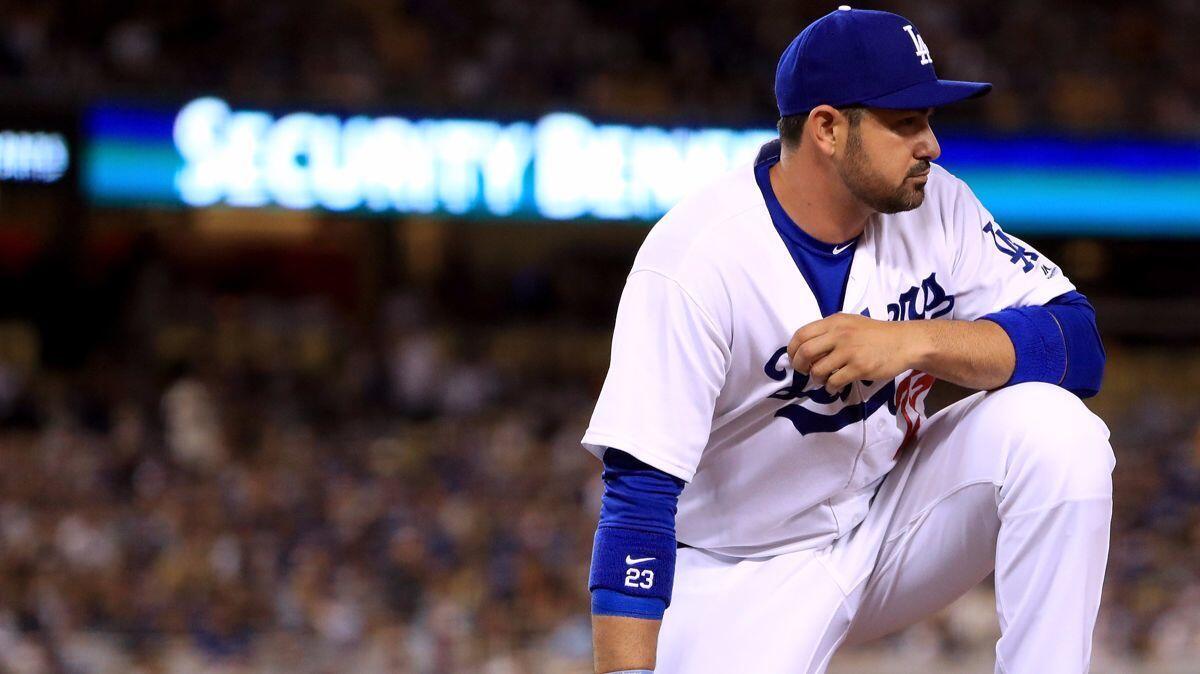 There's no timetable for the return of Dodgers first baseman Adrian Gonzalez, who is dealing with injuries.