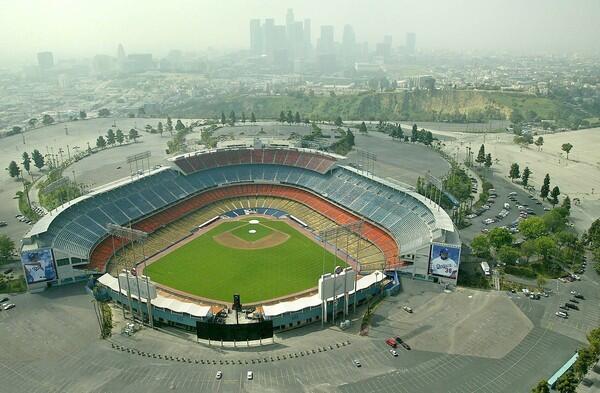 For years, Dodger Stadium has been a popular site among filmmakers, partly because of its grand vistas of downtown Los Angeles and large parking lots, which make it ideal for production base camps. Here's a look back at some of the many films and TV shows that have passed through its turnstiles over a long and varied career. Related: 'Moneyball' films scenes in Dodger Stadium