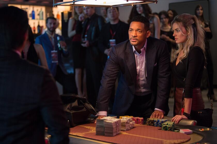 Will Smith and Margot Robbie star in "Focus," which made $19.1 million in its opening weekend in the U.S. and Canada, according to early estimates.