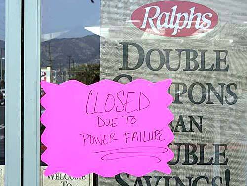 Ralphs closed