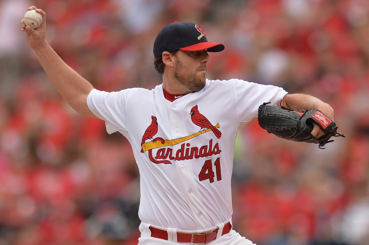 St. Louis left-hander John Lackey (13-10) will face the Chicago on Friday in the opening game of the Cardinals' National League division series with the Cubs.