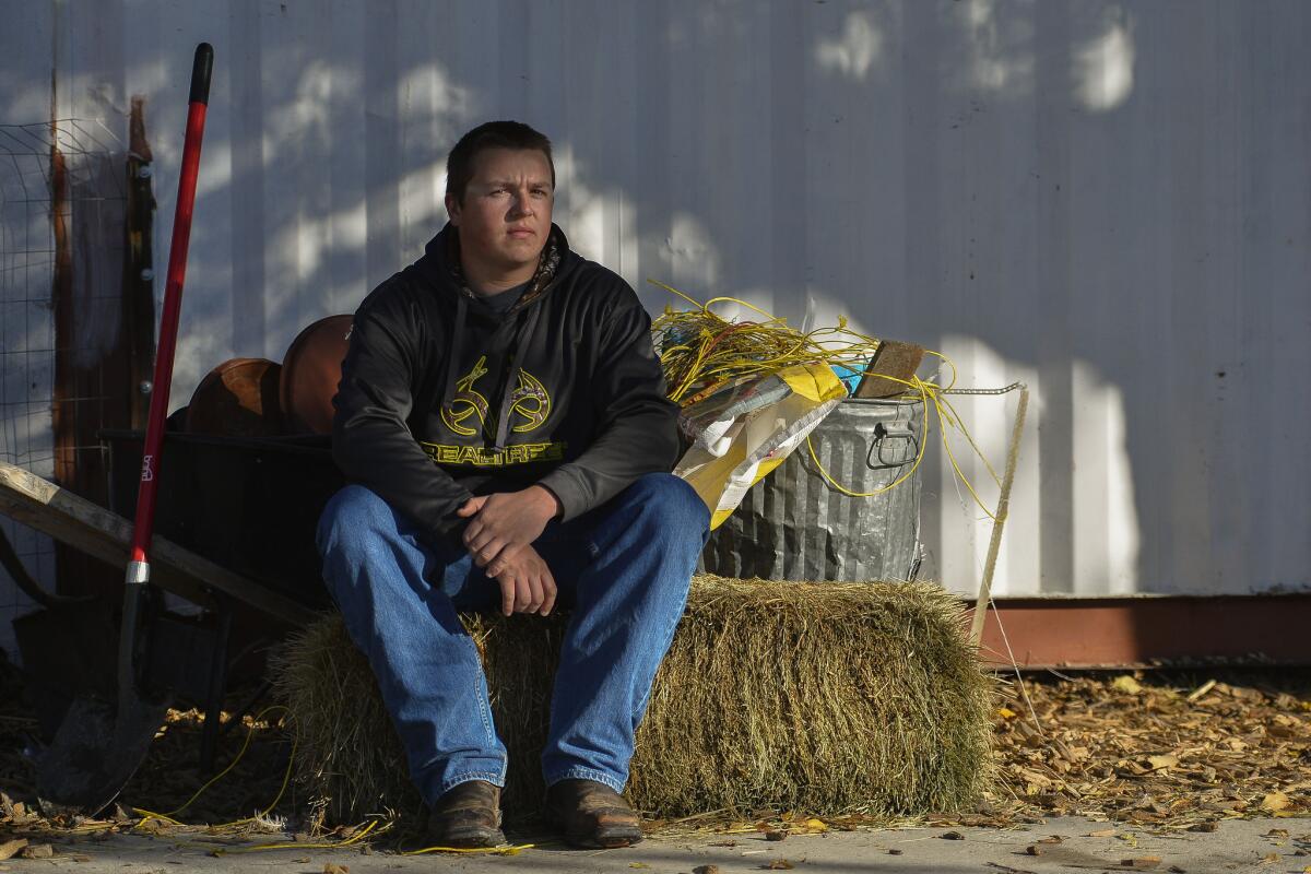 Roots Charter High senior Jake Winkler, who owned a dairy cow on the farm, says bringing in guard animals seemed to help as The Dog steered clear of the farm.