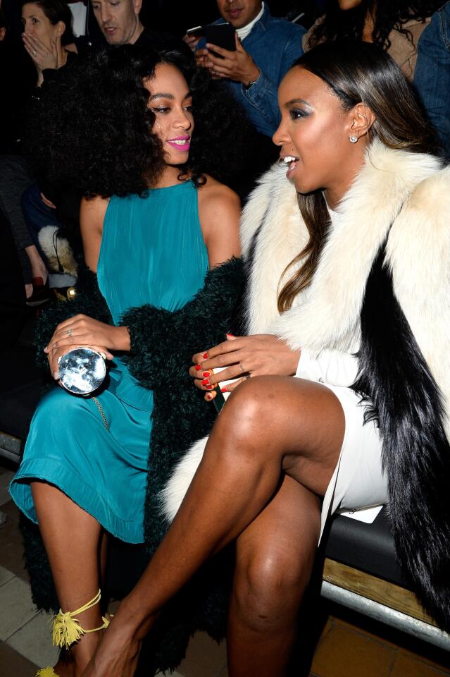 Solange Knowles and Kelly Rowland
