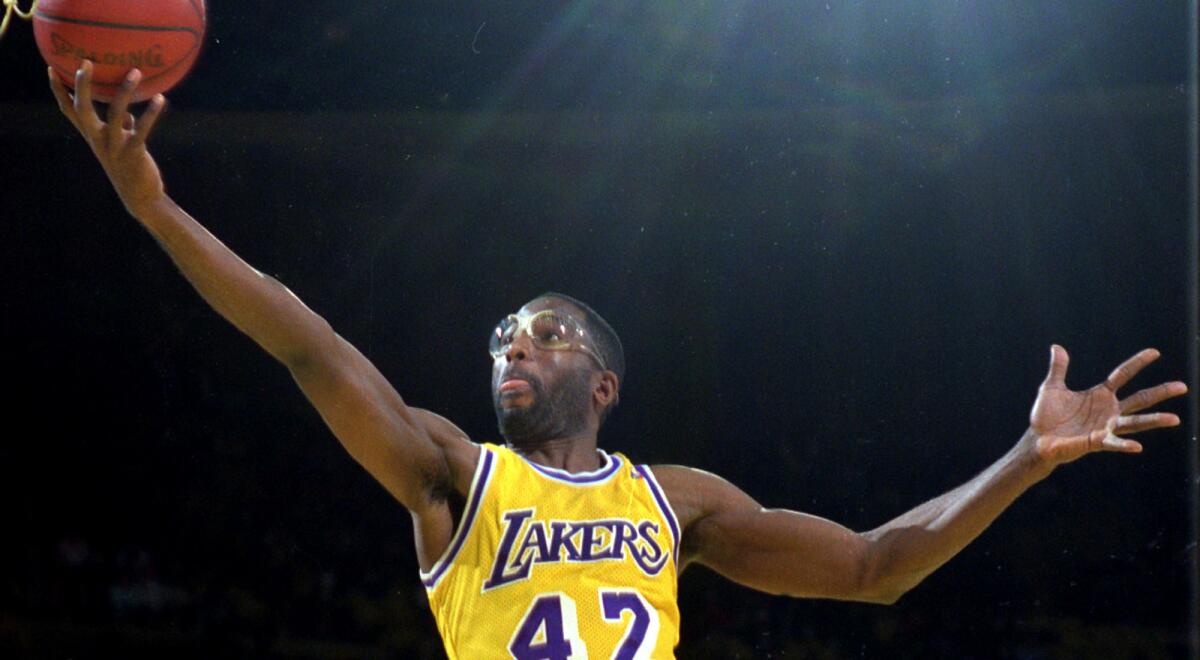 James Worthy had a major role in a memorable 1989 Lakers comeback, scoring 33 points in Game 4 of the conference semifinals against Seattle.