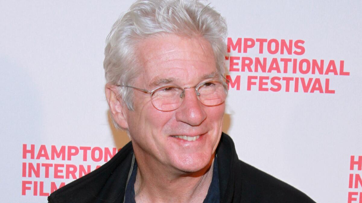 Richard Gere attends the "Time Out of Mind" premiere Friday at the 2014 Hamptons International Film Festival in East Hampton, N.Y.