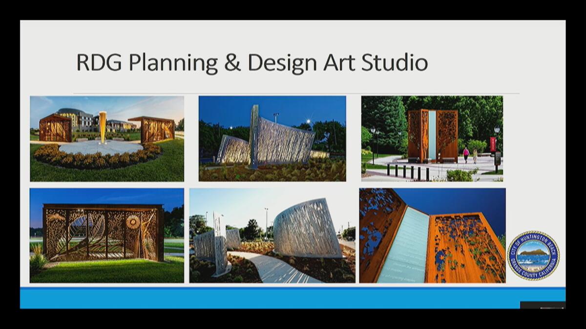 Examples of art designs constructed by RDG Art Studio.