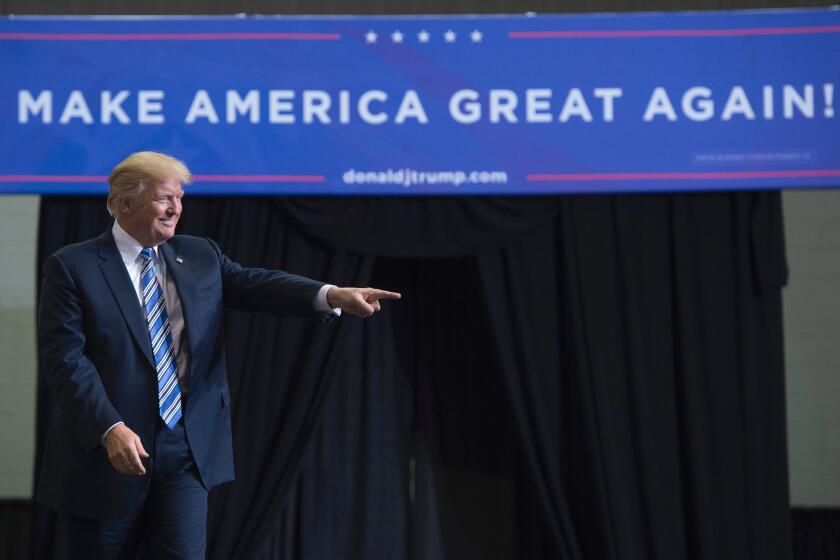 President Trump arrives to speak at a Make America Great Again Rally at Big Sandy Superstore Arena in Huntington, West Virginia, August 3, 2017.