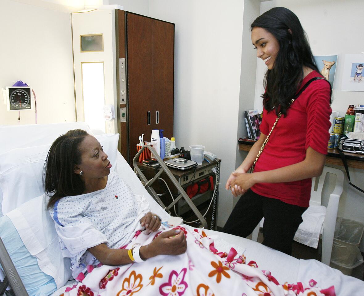 Photo Gallery: 2013 Rose Court visits Glendale Adventist Medical Center