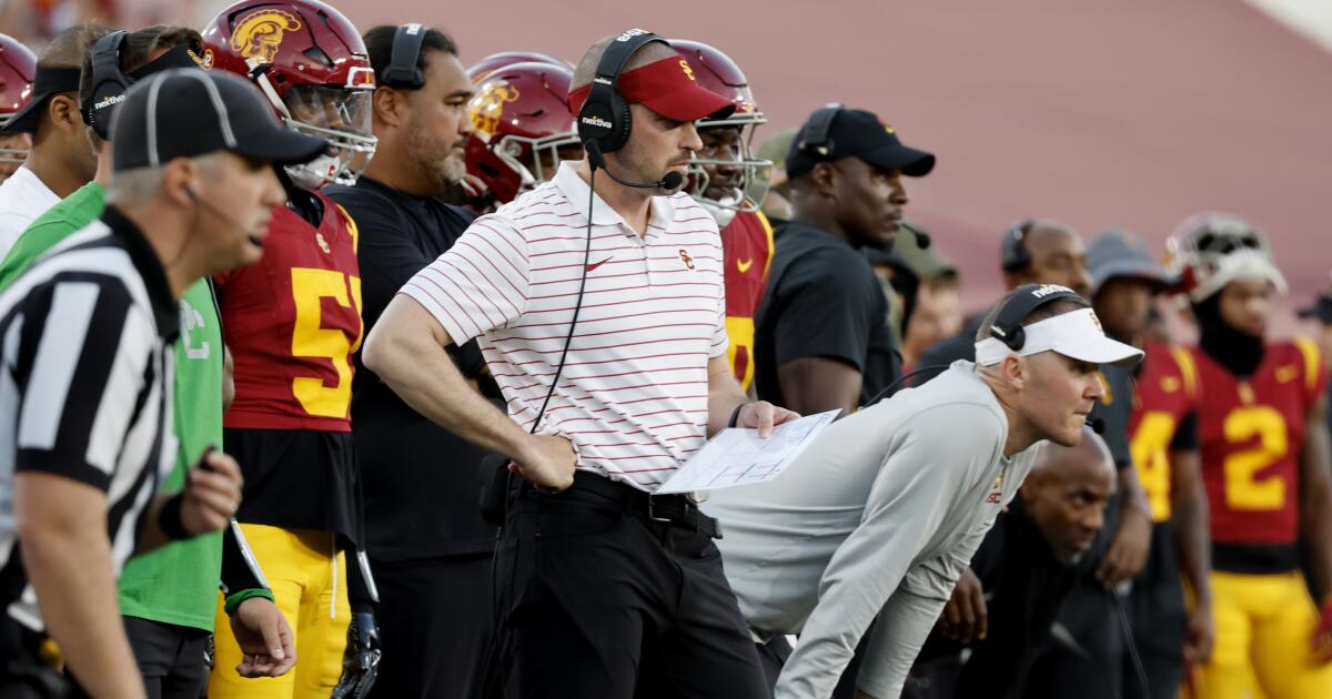 USC coach Lincoln Riley grapples with balancing family, football