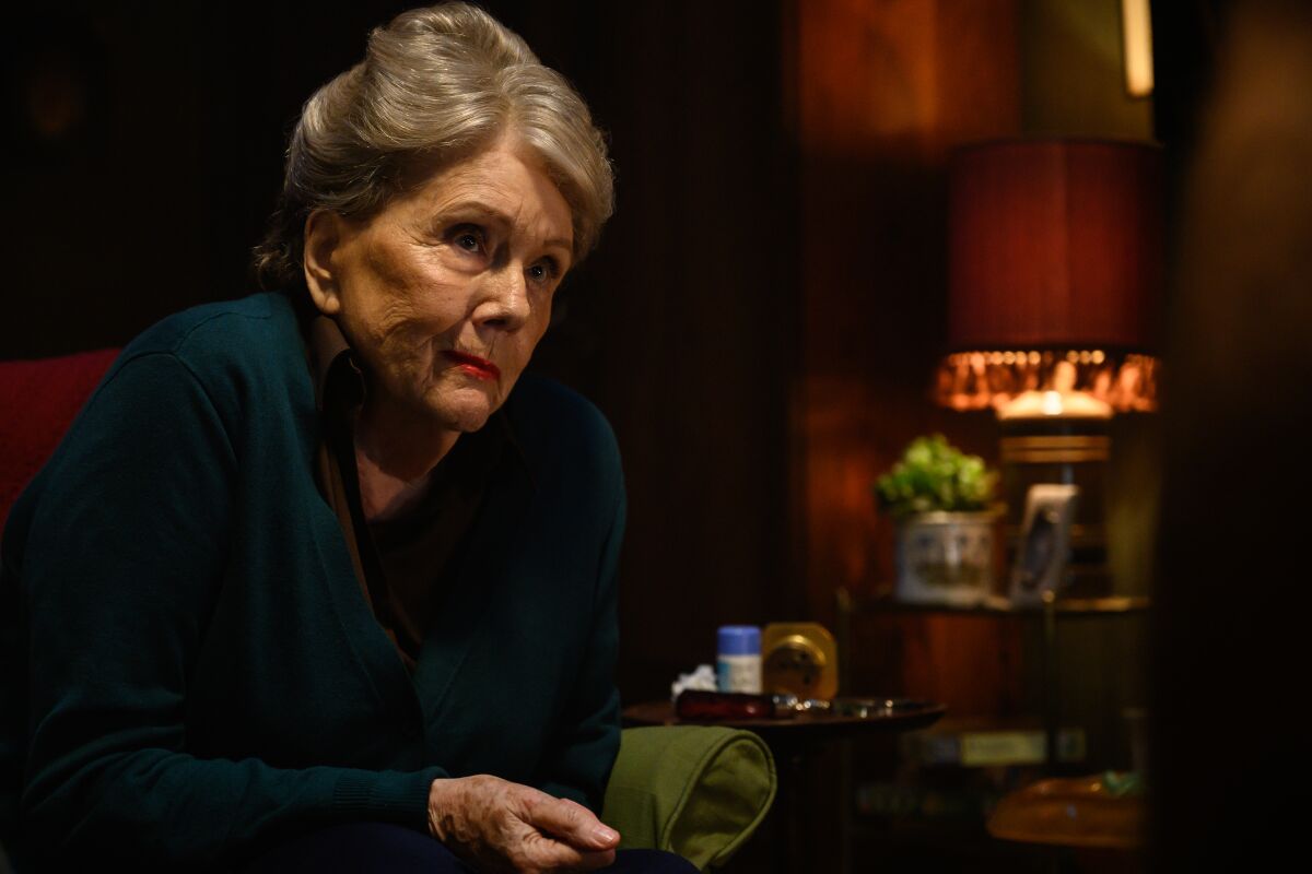 Diana Rigg stars as Ms. Collins in Edgar Wright's LAST NIGHT IN SOHO
