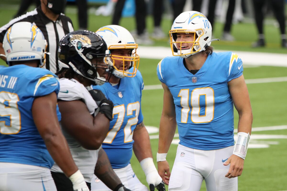 Column: Nick Canepa's Chargers report card: vs. Jaguars - The San