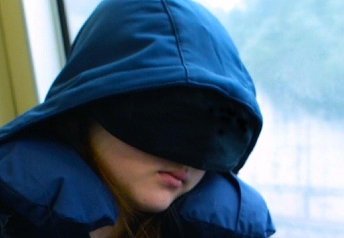 Eyeshade on BauBax travel jacket