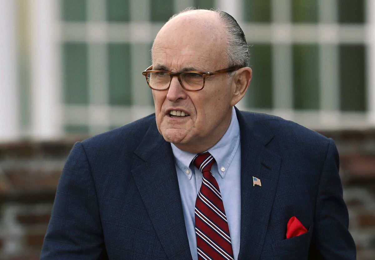 Rudolph W. Giuliani, former New York City mayor and Trump representative, said they'd rejected the special counsel's request to ask the president more questions.