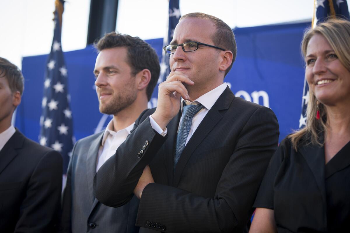 Human Rights Campaign President Chad Griffin at a rally celebrating the historic rulings from the U.S. Supreme Court concering Prop. 8 and DOMA.