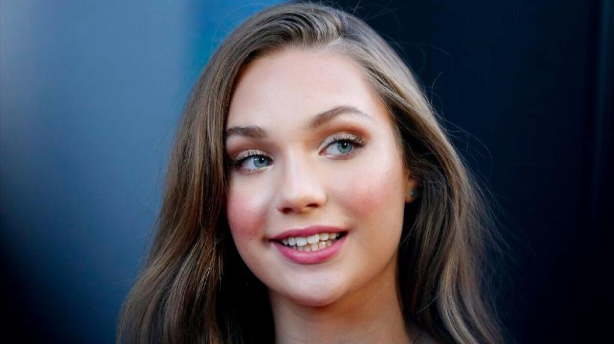 Actress Maddie Ziegler from the movie "The Book of Henry."