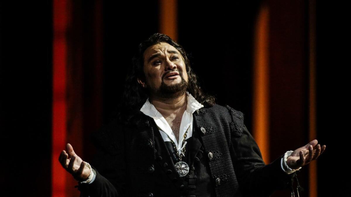 Ramon Vargas, as Don Carlo, performs Sept. 18 with the Los Angeles Opera. The production of “Don Carlo: In Concert” will make a stop at Chapman University's Musco Center for the Arts on Monday. Placido Domingo stars, but not in the titular role.