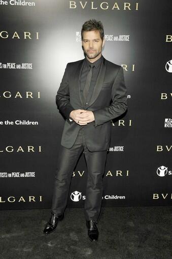 Bulgari gave Simon Fuller and Paul Haggis the star treatment Thursday, honoring the pair at a benefit event in Beverly Hills. The fundraiser helped raise money for Save the Children and Artists for Peace and Justice and included a concert by Ricky Martin.