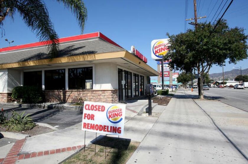 "Back to the Future" fans will visit the Burger King restaurant on Victory Boulevard in Burbank on Oct. 21, 2015 -- precisely where and when Marty McFly on his skateboard hitched a tow from a pickup truck.
